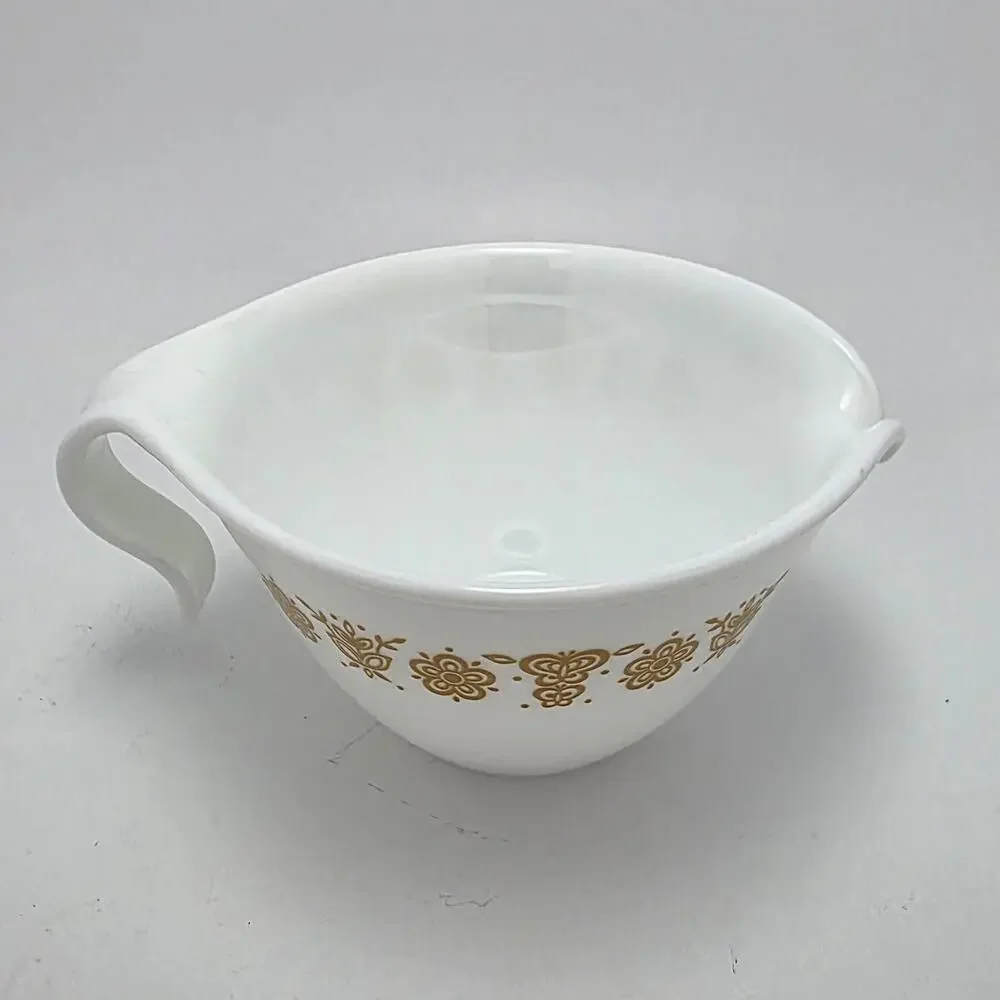 Corelle Butterfly Gold Hook Style Creamer Vintage